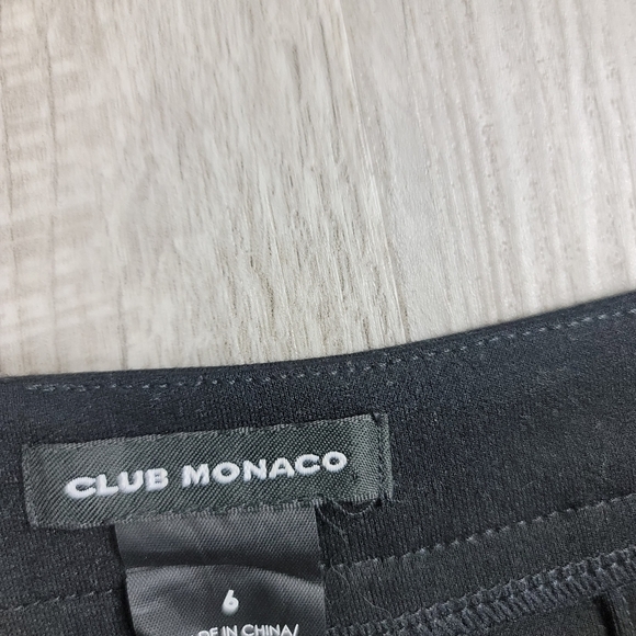 Club Monaco Black Ruffle Pencil Skirt - Picture 4 of 7